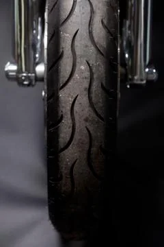Motorcycle tire Stock Photos