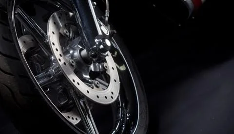 Motorcycle tire Stock Photos