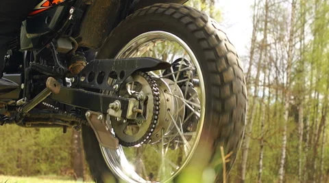 Motorcycle trail Video stock 57382468