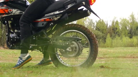 Motorcycle trail Video stock 57382501