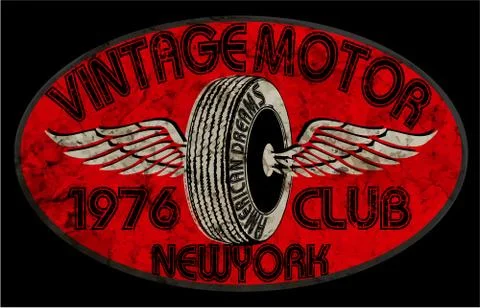 Motorcycle Vector Elements Set Stock Illustration