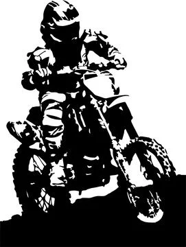 Motorcycle vector illustration on background Stock Illustration