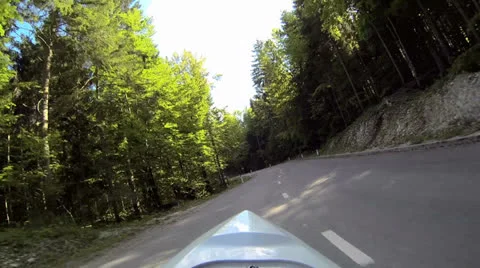 Motorcycle view Backseat Back Video stock 24710203