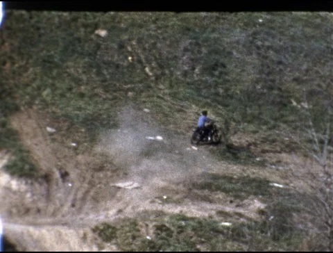 Motorcycle Weekend 1956 Stock Footage 88713799