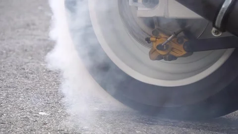 The motorcycle wheel Stock Footage 243563663