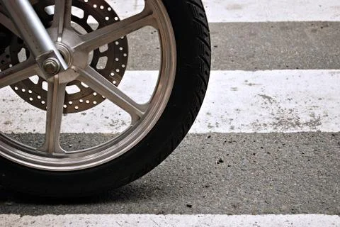 Motorcycle Wheel Stock Photos