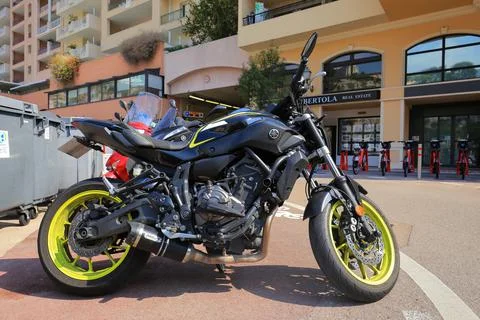 Motorcycle Yamaha MT Stock Photos