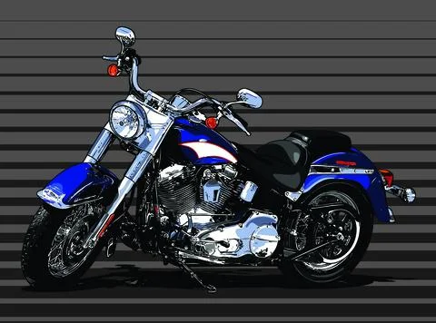 Motorcycles background red stripes vector template Stock Illustration