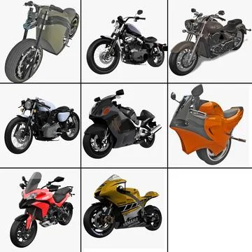 Motorcycles Collection 16 3D Model