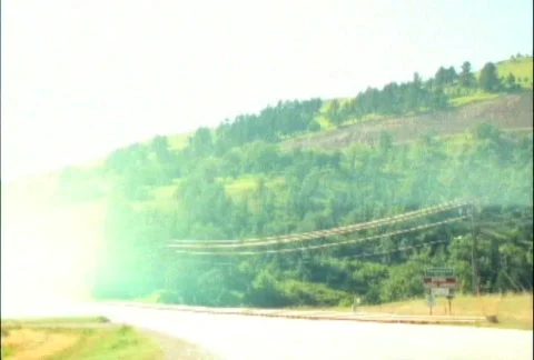 Motorcycles Down Highway Vídeo Stock 357097