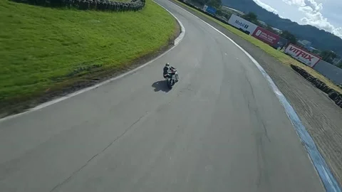 MOTORCYCLES DRONES TRACK 3 Stock Footage 233756732