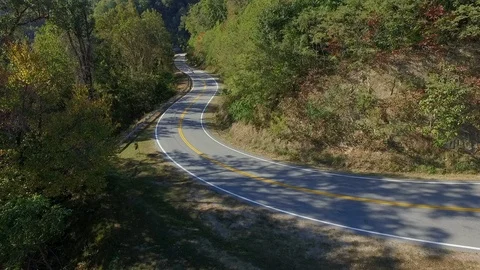 Motorcycles in mountais Stock Footage 88736144