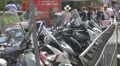 Motorcycles parked in Barcelona 4k or 4k+ Resolution