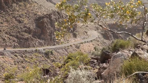 Motorcycles riding through the mountains 스톡 동영상 105230674