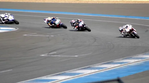 Motorcycles on track Stock Footage 60304352