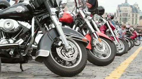 Motorcycle's wheels 動画素材 27788558