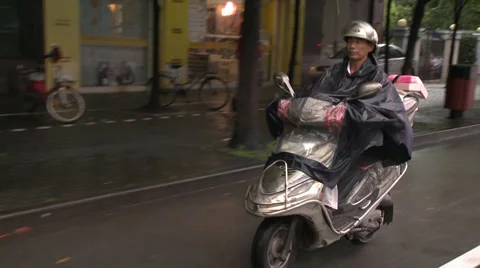 Motorcyclist Stock Footage 38178327