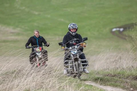 Motorcyclists Stock Photos