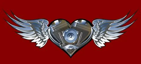 Motorheart Stock Illustration