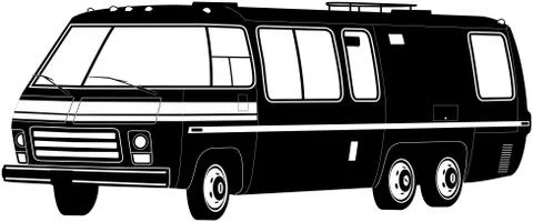 Motorhome illustration Illustration