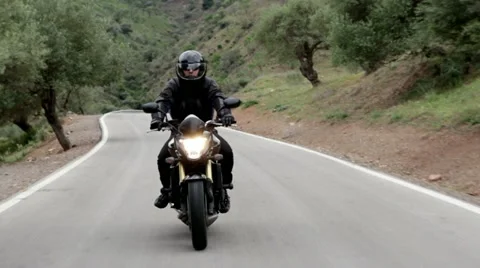 Motorist in an olive grove Stock-Footage 11148615