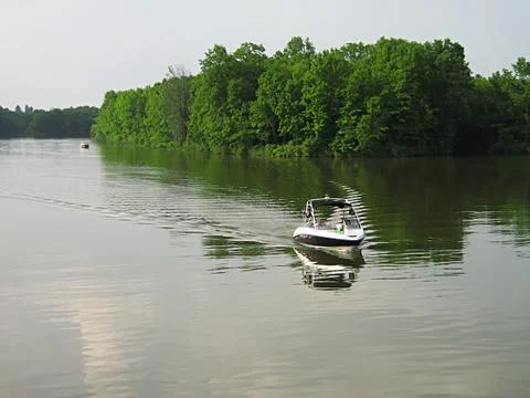 Motorized Boat Stock Photos