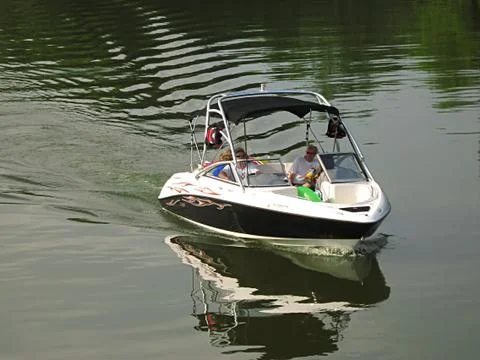 Motorized Boat Stock Photos