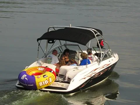 Motorized Boat Stock Photos