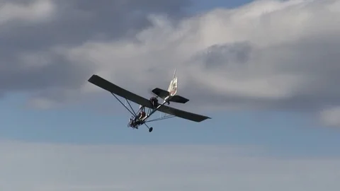 Motorized glider Stock Footage 96459862