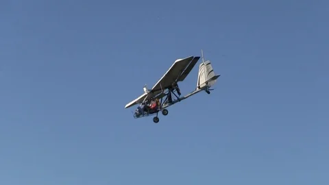 Motorized glider Stock Footage 96459914