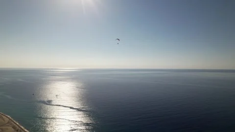 Motorized parachute. Vídeos de archivo 278539733
