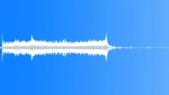 Motorized rolling shutter garage door closes-int perspective Sound Effect