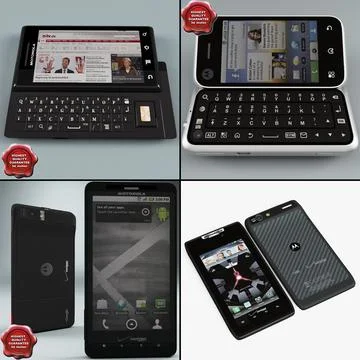Motorola Phones Collection V1 3D Model