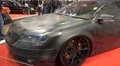 Motorshow grey tuning car and concept cars HD Footage