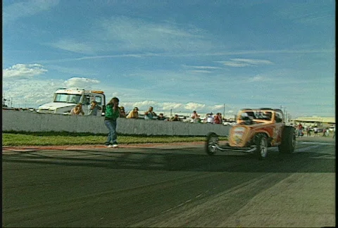 Motorsports, drag racing, top fuel altered burnout