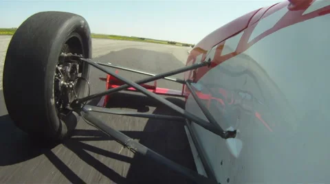 Motorsports, POV, Formula Continental open wheel road course racing #2 Stock Footage