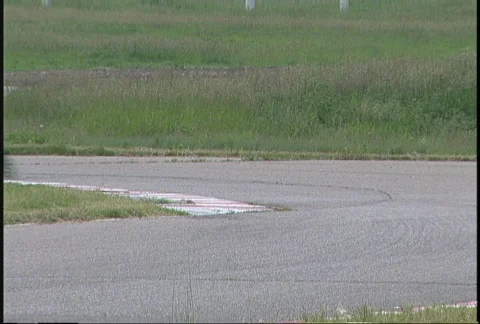 Motorsports, superbike race, chicane, #5 Stock Footage