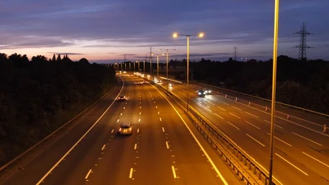 Motorway 1 Stock Footage 91095641