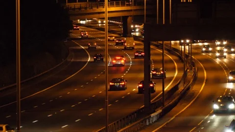 Motorway 11 defocus 動画素材 91091854