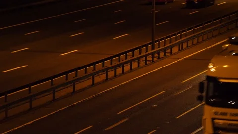 Motorway 18 Stock Footage 91091370