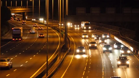 Motorway 4 動画素材 91095640