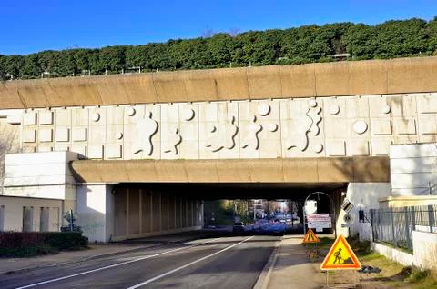 Motorway bridge Stock Photos