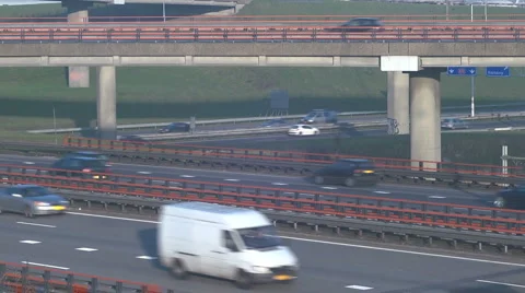 Motorway Close up Stock Footage 1106838