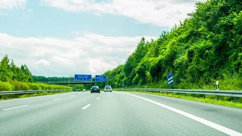 Motorway in Germany Stock-Footage 72112402