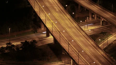 Motorway interchange A22 vienna 動画素材 30574320