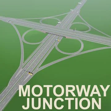 Motorway Junction 3D Model