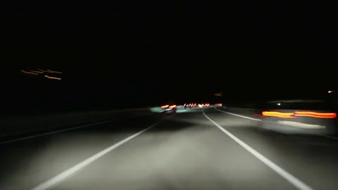 Motorway Rage Camera Car High Speed 스톡 동영상 80541777