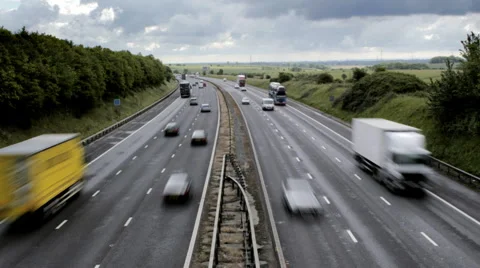 Motorway Timelapse 2 Video stock 6530972