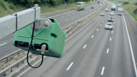 Motorway Traffic Stock Footage 6531013