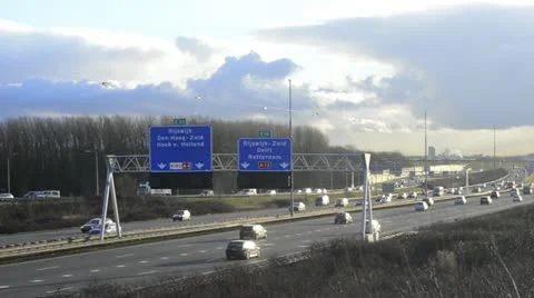 Motorway traffic Stock Footage 21896255